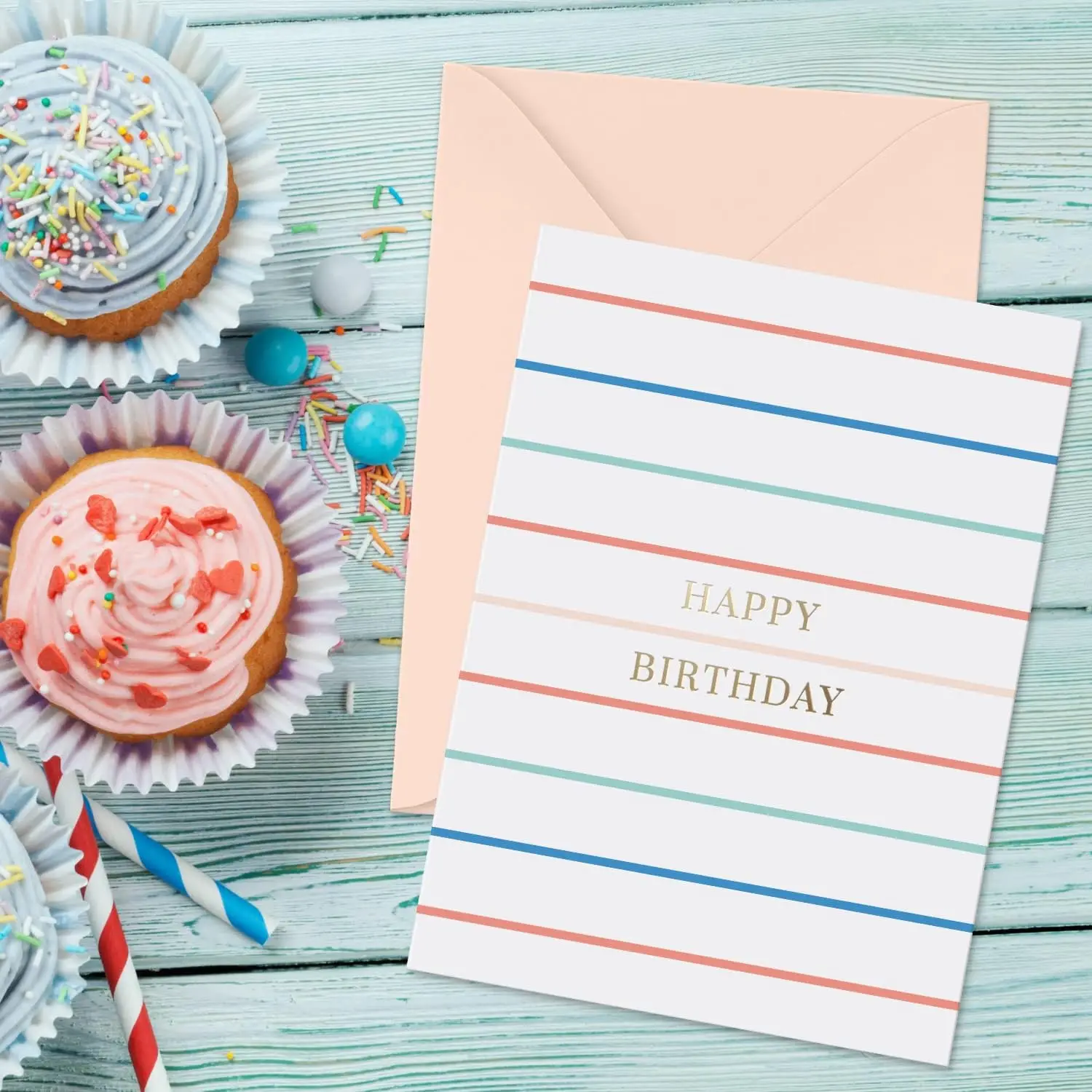 Happy Birthday To You Cards Folded Birthday Greeting Cards Elegant Design Birthday Postcards to Send Friends