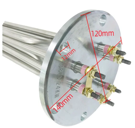 
Industrial electric stainless heating tube for steam generator boiler 220v 380v 