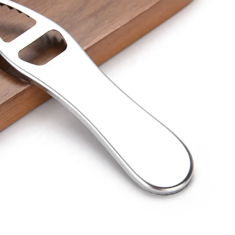 2020 New Products Kitchen Gadgets Cleaning Fish Skin Scraping Scale Remover With Bottle opener