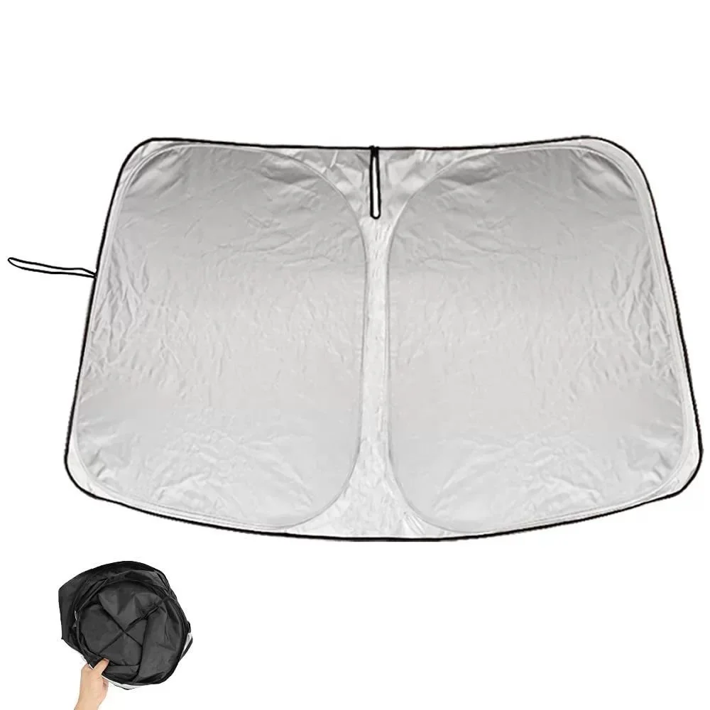Car front window sunshade 240T polyester keep cool window car cover sun shade