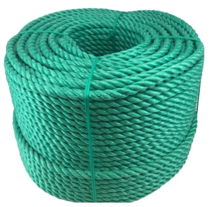 High Tension Easily Knots Floating UV Resistant 16mm 18mm 660M Blue Fishing Polysteel PP Danline 3 Strand 4 Strand Twist Rope