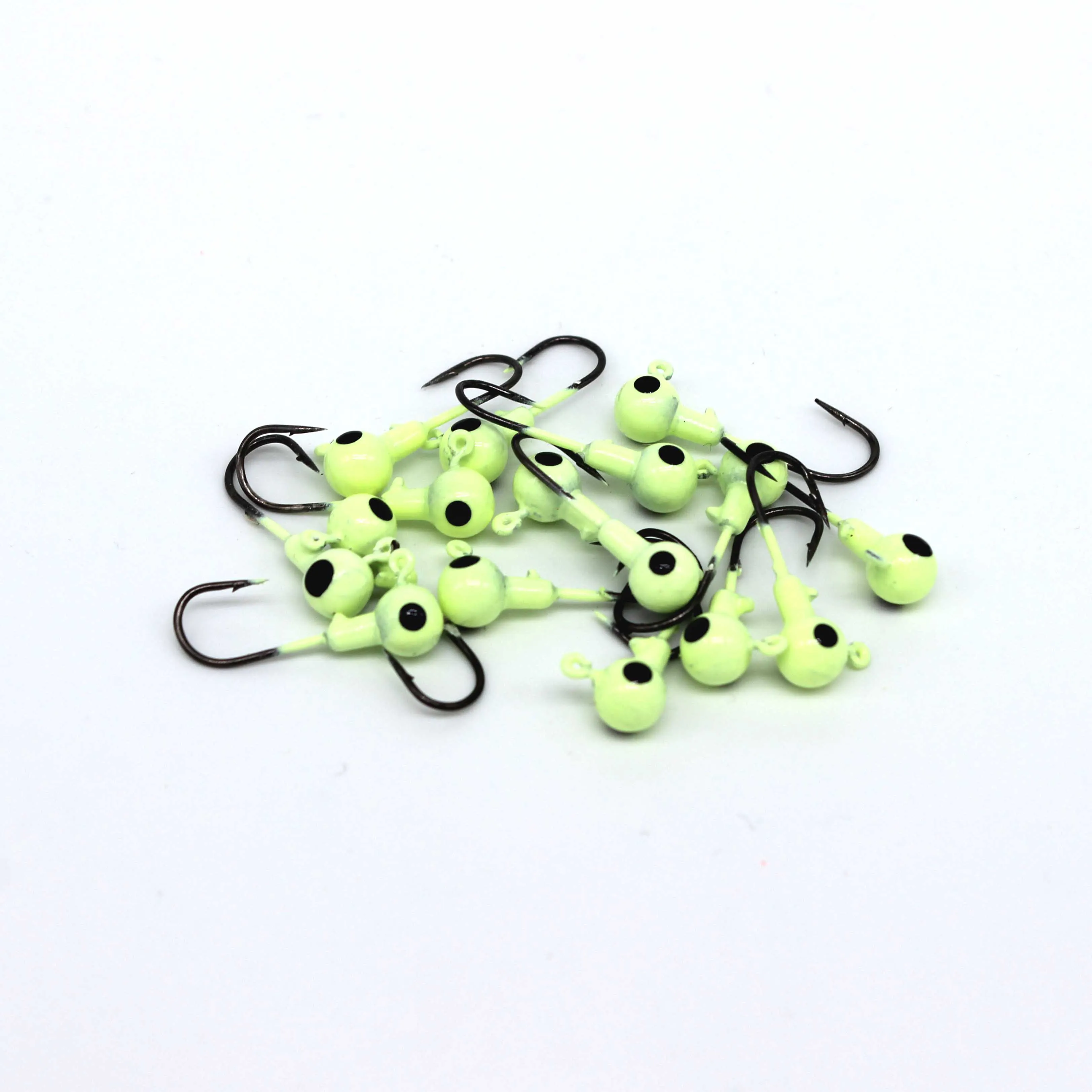 Small fishing metal lead jig head hooks