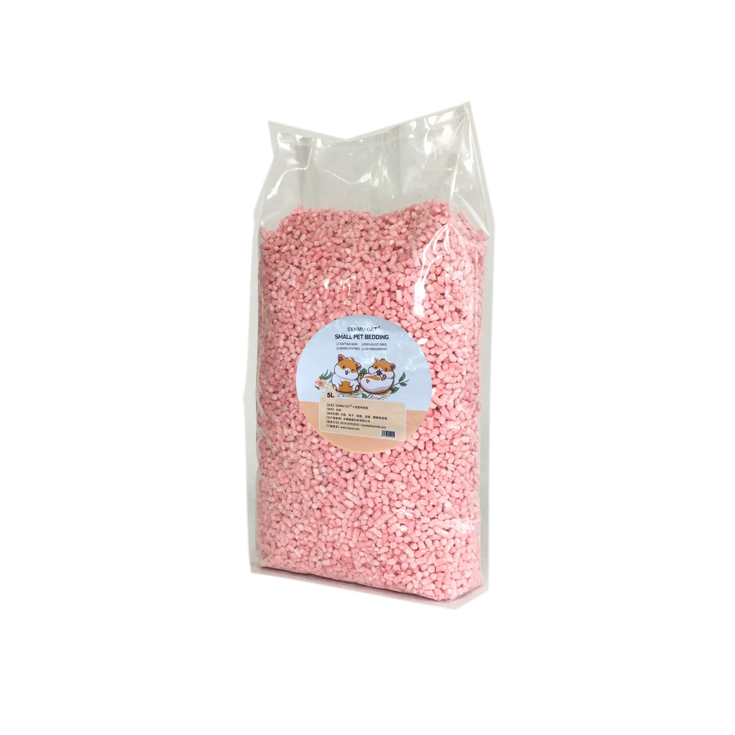 Wholesale Customisable  Environmentally Friendly Paper Material Dust-free Hamster Guinea Pig Bedding