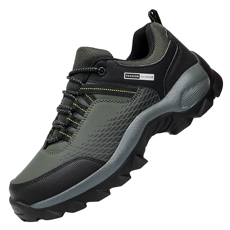 2023 New Fashion Men Trend High Quality Black Grey Sports Outdoor Trekking Boots Waterproof Casual Hiking Shoes for Winter