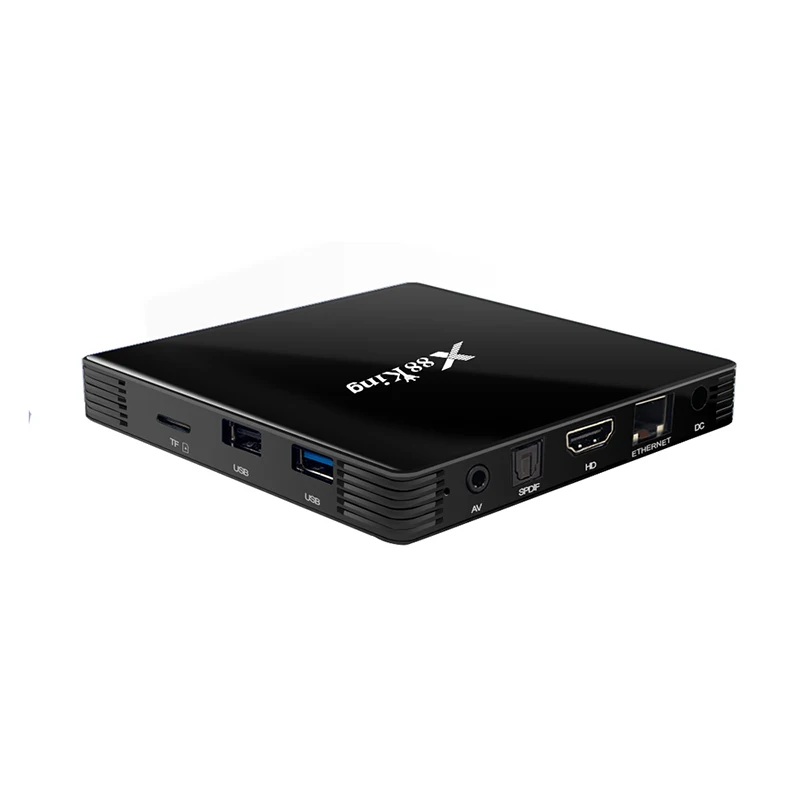 OEM новейший мощный процессор Amlogic S922X 6-core CPU X88 King с Android 9 0 4 Гб + 128 4K мини медиальной