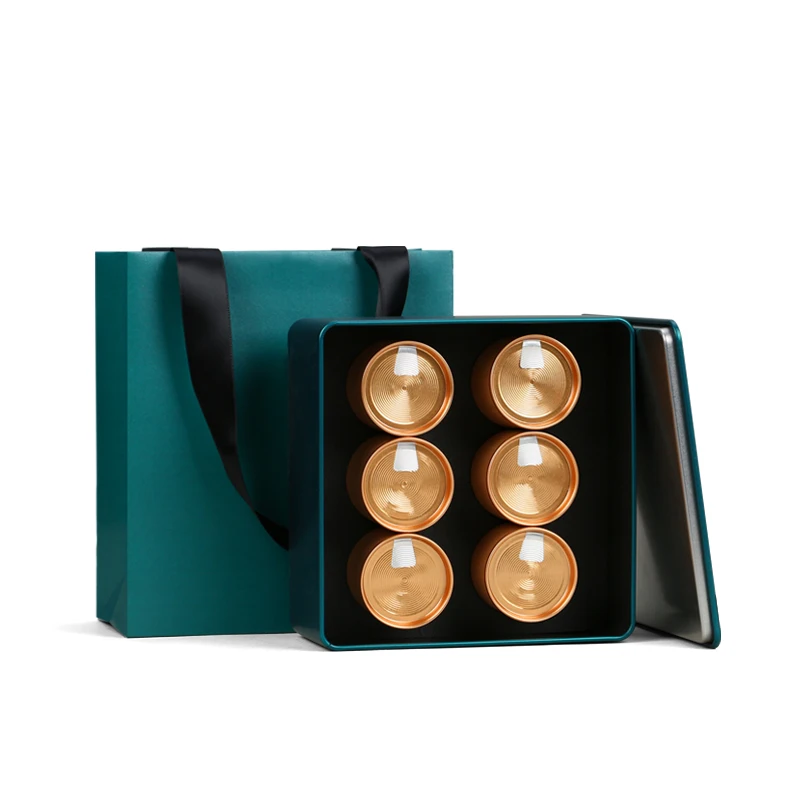 Gift Party Favors Square Cookie Tin Canister Chocolate Boxes With Printing Logo