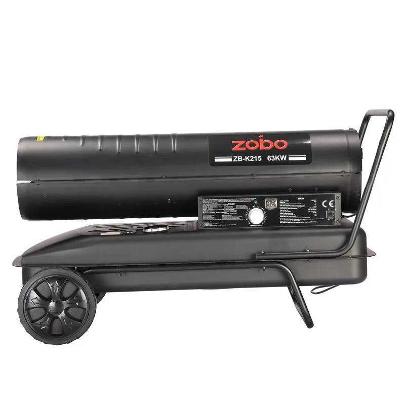 ZOBO K175 51KW легкий в эксплуатации высококачественный дешевый керосиновый дизельный теплый вентилятор нагревательный для гаражей садов