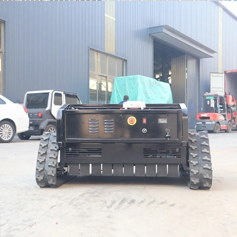 zero turn robotic lawn mower remote control start and stop gasoline engine high efficiency lawn mower for agriculture