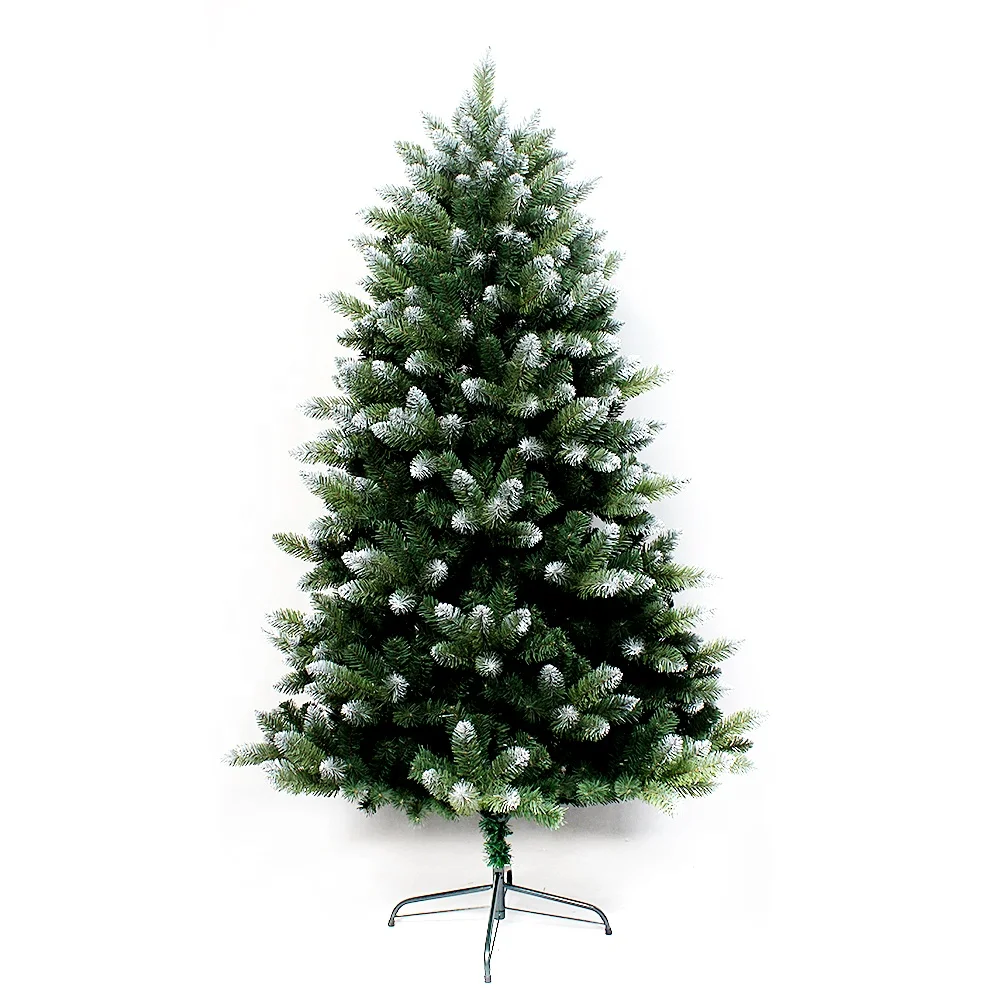 
Amazon 6FT Round head white dot christmas tree PVC christmas tree 