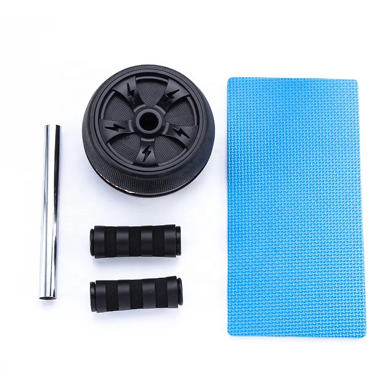 Amazon hot selling silence abdominal exercise ABS material AB power roller wheel with jump rope kit