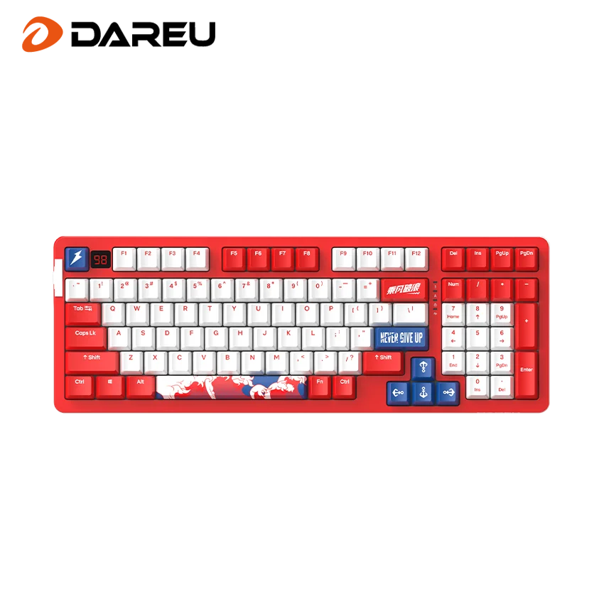 Клавиатура Dareu A98, переключатель горячей замены и поддержка BT, 2,4G и проводное подключение, механическая клавиатура с RGB Подсветкой
