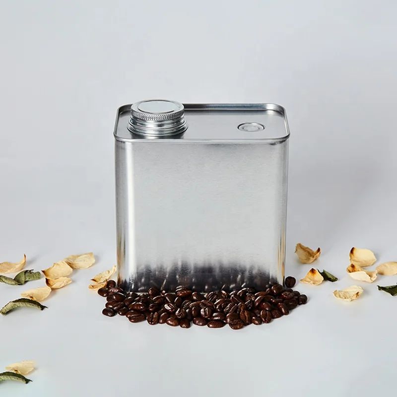 115*60*100mm metal hinge Tea Coffee Matcha Powder Cans Packaging Containers Square Metal Cookie Candy Cake Food Packing Tin