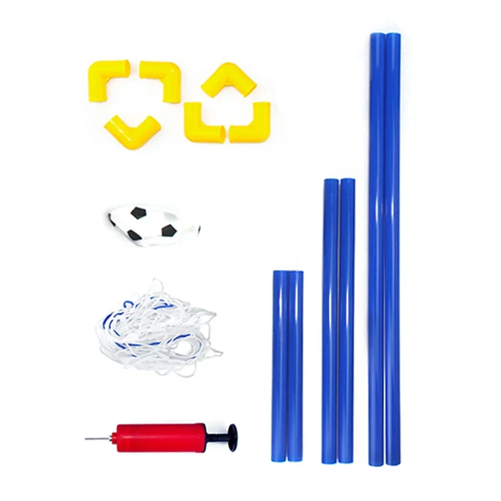 Mini Indoor Outdoor Folding Soccer Goal Net Plastic Football Post Frame Set Inflatable Kids Sport Toys for Training Team Games