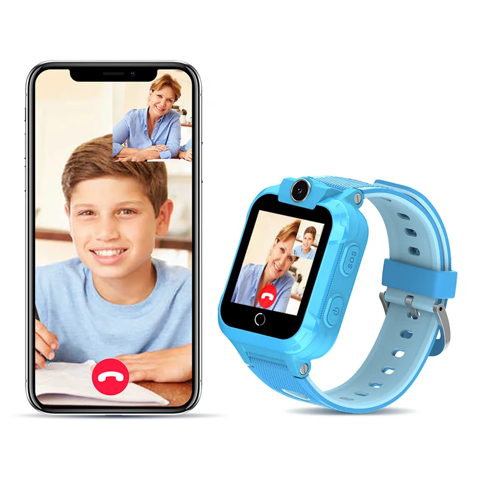 MOTTO ready to ship with Android system 4G kids smart watch support video call sos call voice chat alarm history tracking