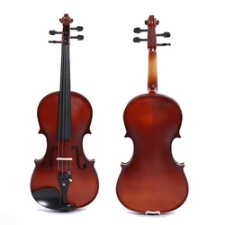 Antique Brown color  Matte good quality handmade solid violin