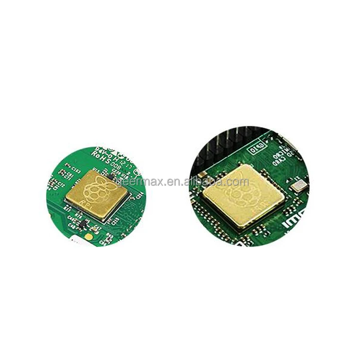 Raspberry Pi 4B 3B + Zero 2 Вт полностью медный радиатор ЦП для 4 3 Модель