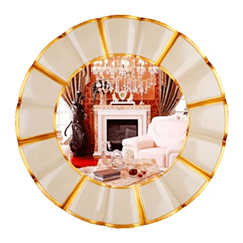 MOK Home hotel bathroom living room decorative framed MDF mirror