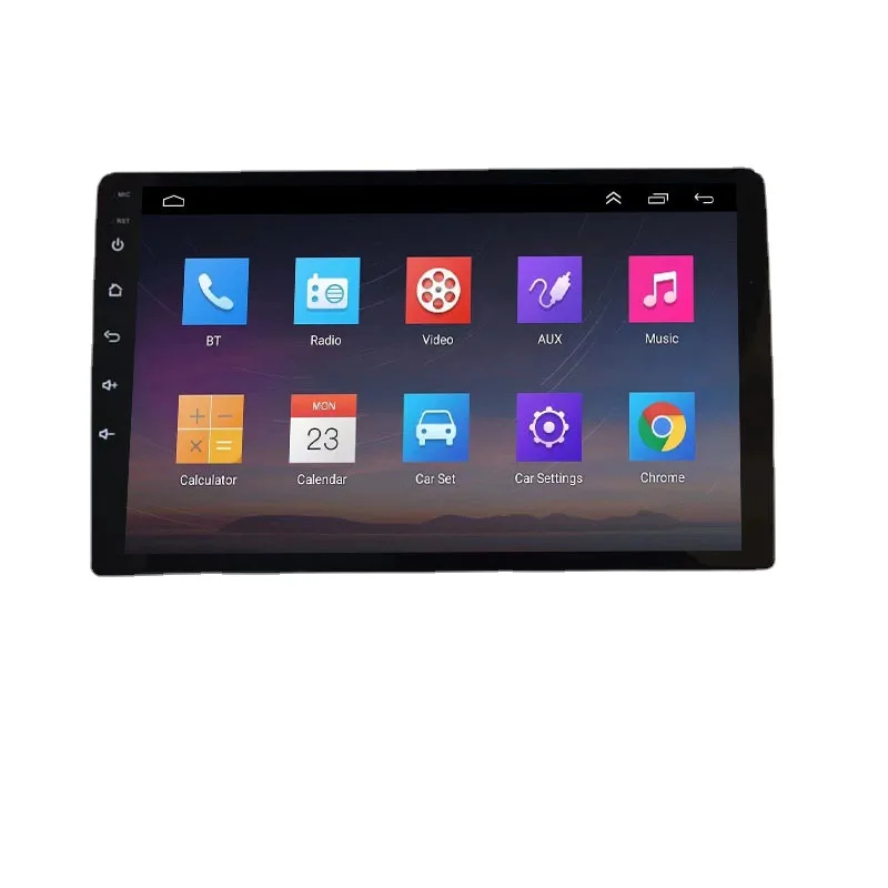 Factory wholesale MTK universal vehicle GPS Android navigation 9-inch/10-inch android single din ultra-thin car radioo