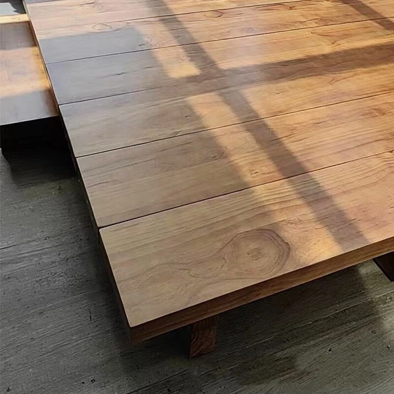 Japanese-style tatami bed floating bed frame tatami modern minimalist wabi-sabi platform double bed for bedroom furniture