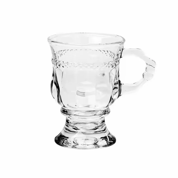 high quality high quality Glass Clear Amber Vintage Borosilicate Glass 140 ml