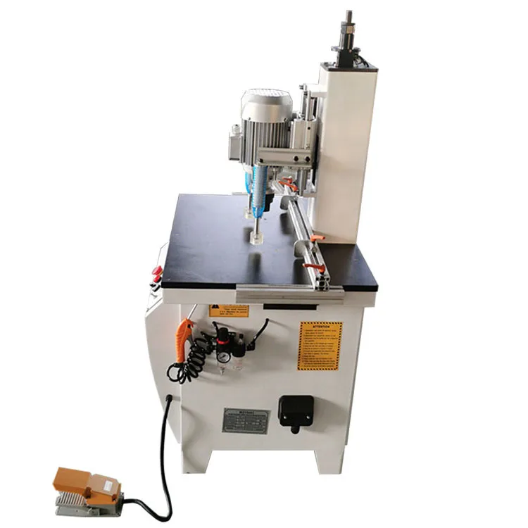 Window Door Making Hinge Hole Drilling Machine Single Heads Vertical Boring Machine Wood Drilling Machine