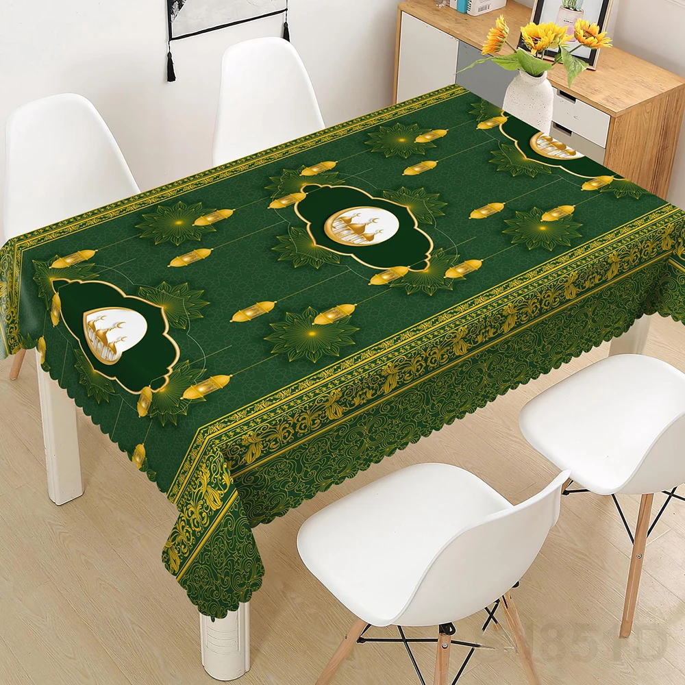 Оптовая Продажа с фабрики Yiwu водонепроницаемая ткань Ramadan нетканые ПВХ скатерти в рулоне