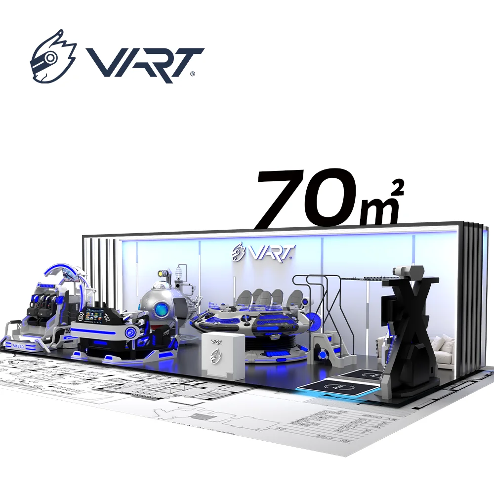 VART vr motion gaming arena simulator for shopping malls