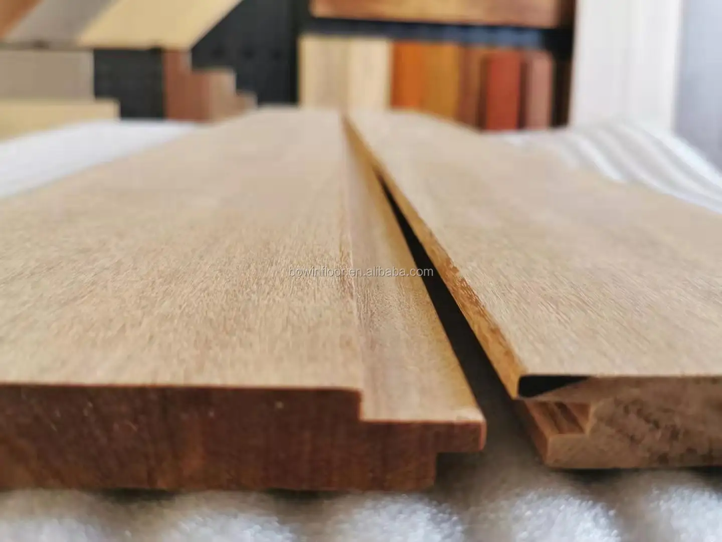 Brazilian teak outdoor hardwood timber cladding