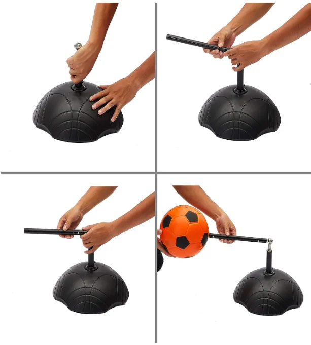 Soccer Training Football Ball Control Shoot Assistance Steel Football Foot Sensor Trainer Set