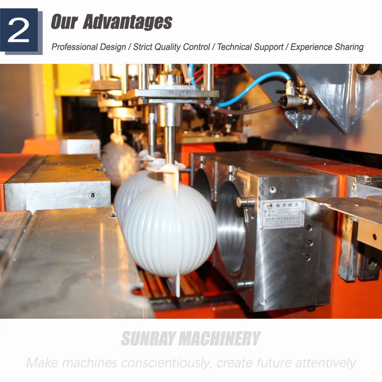 HIPS Christmas Ball  Making Machine Tree Ornament Ball Blow Molding Machine Toy Ball Blow molding Machine