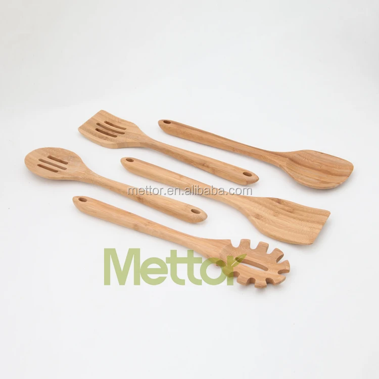 Bamboo utensil, cooking utensil set, western kitchen tools set