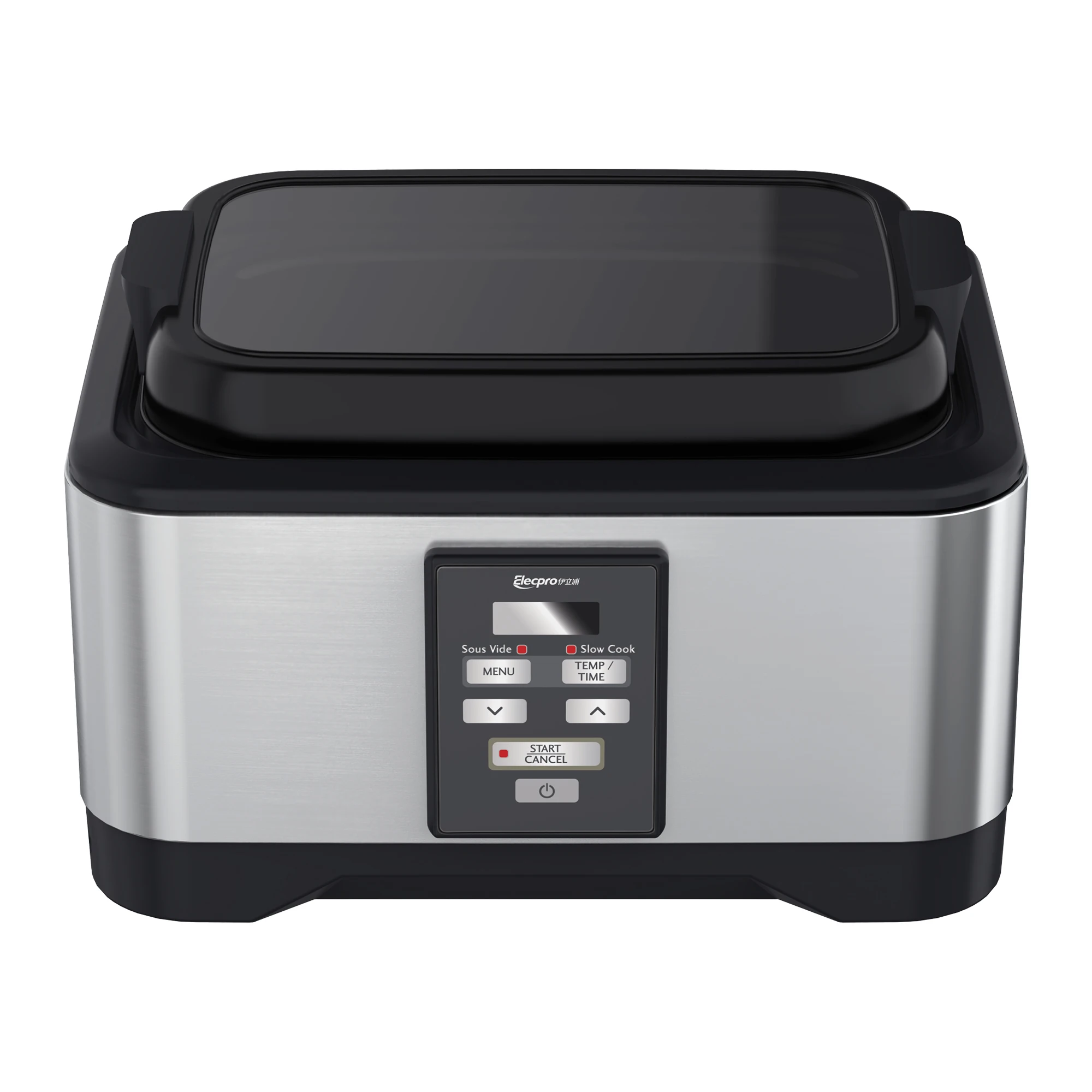 Precise Temperature Control Easy Food Inspection Via Lid During Cooking Sousvide Cooker