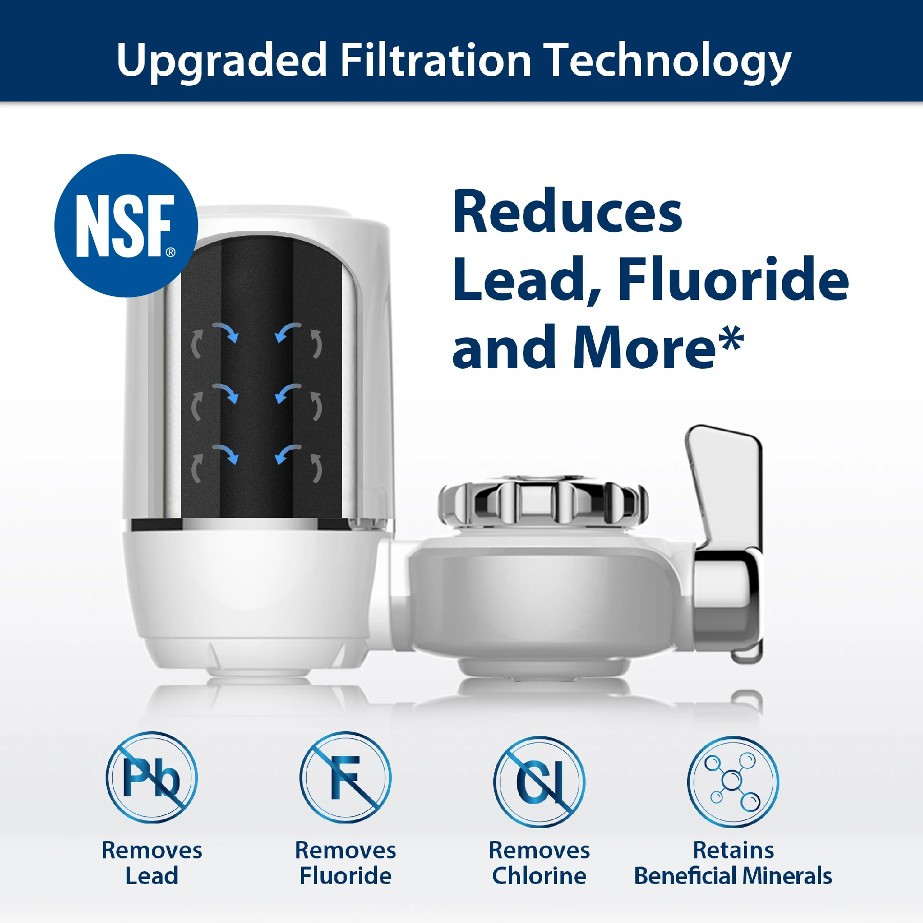 Activated Carbon Fiber Filtration Material Water Filter Tap Kitchen Faucet Water Filter