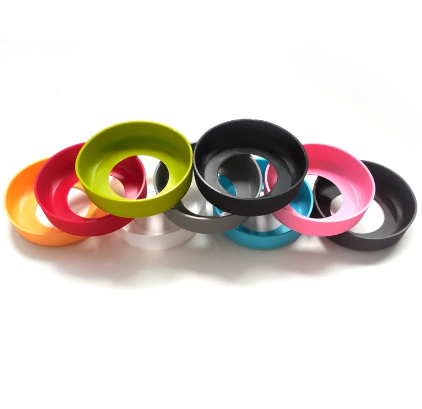 YDS Custom Wholesale Thickened 80mm Protective Silicone Boot Covers Anti-slip Bottom Sleeve Cover for Water Bottle Sleeves