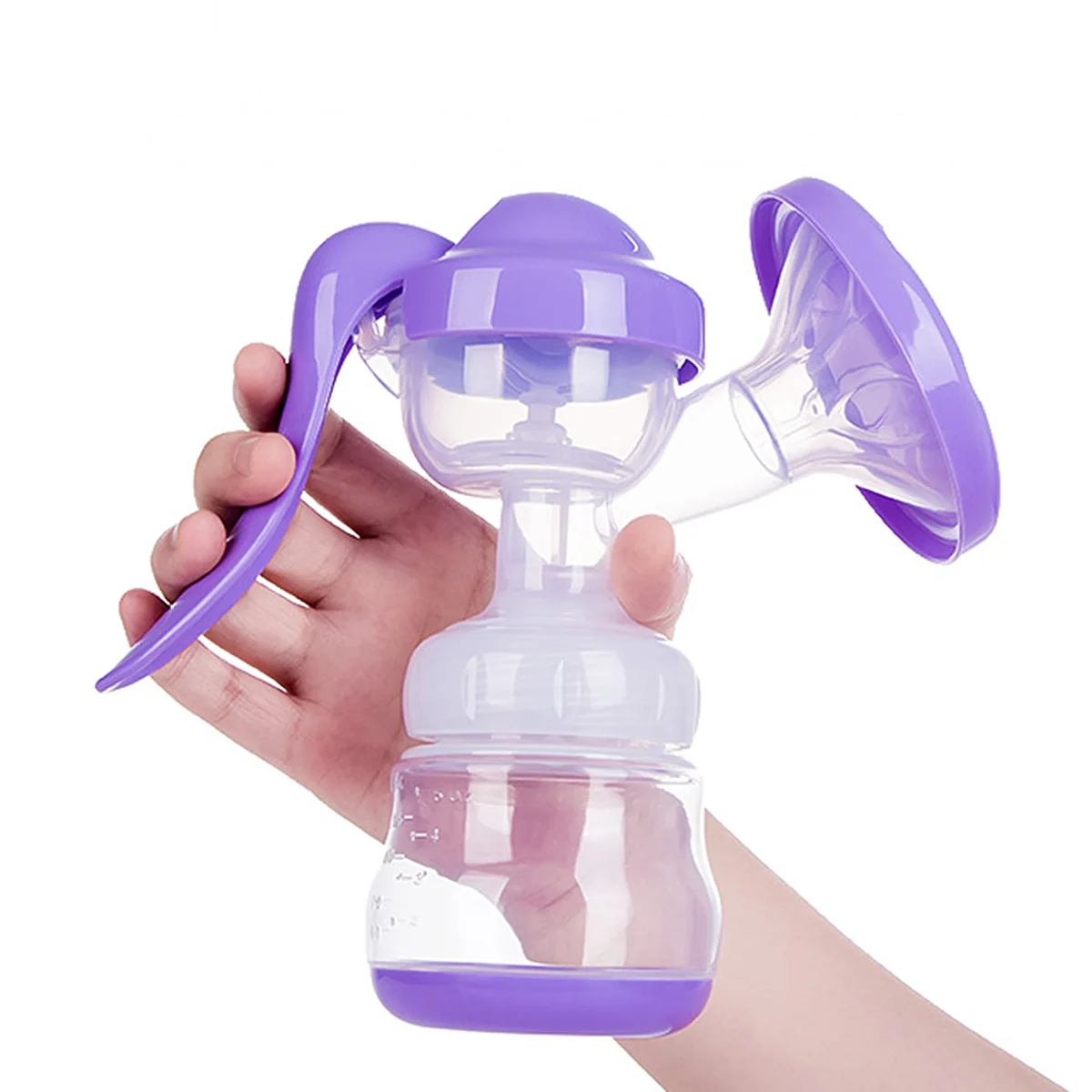 High Cost-Effective 180Ml Bpa Free Manual Breast Pump Pull Manual Breast Pump Silicone Pump Breast Manual