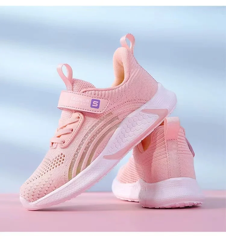 2022 Spring Light Weight Mesh Vamp Shoes Casual Sneakers Shoes For Girls