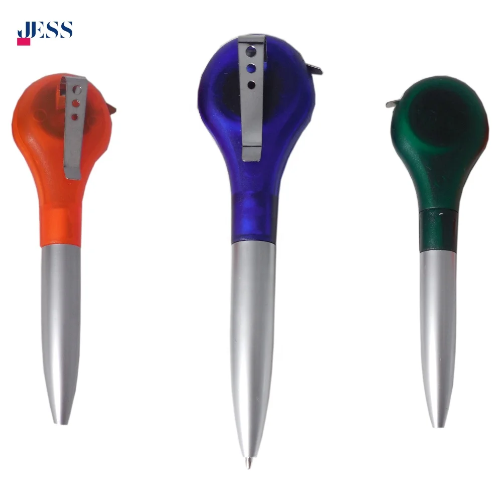 Customized Advertising Irregular Shape Pens Multifunction Ballpoint Pen  with Ruler Measure Tool Usages