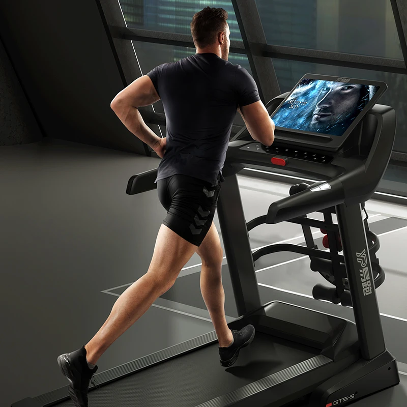 YPOO Best selling electric treadmill tv screen treadmill 2.5hp foldable commercial Power fit treadmill