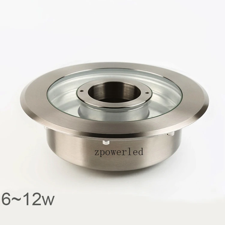 
Waterproof IP68 Stainless steel 304 housing for music dance RGB led fountain ring light 