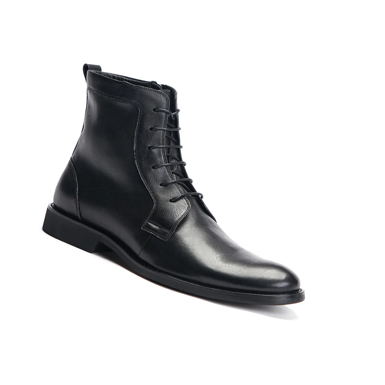 
2020 European style party casual handmade pointed toe genuine leather mens boots italian dress shoes for men 