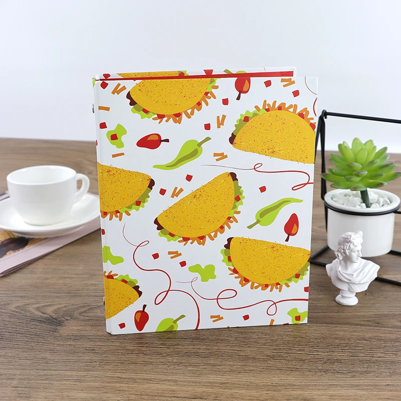 BTS Custom Printing mini 3 Ring Binder Notebook Planner to do list pad refillable inner page paper divider binder note book