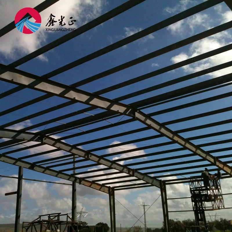 Steel large span high quality Prefab Sewing Workshop Construction Building