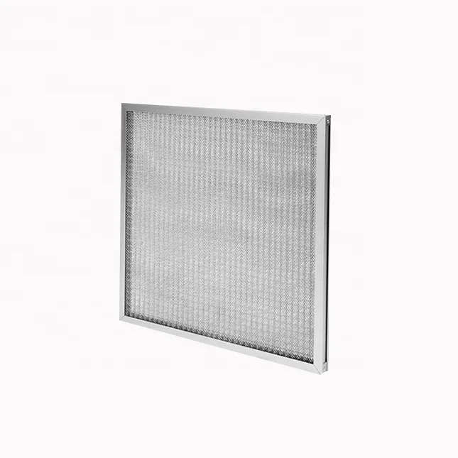 Ultra-Thin Mini Pleat HEPA Filter Separator High-Temperature Aluminum Frame Painting Room Manufacturing Industrial Plants