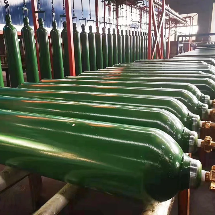Competitive Price 40L High Pressure Seamless Steel Gas Cylinder 15Mpa for Oxygen Nitrogen Argon & CO2