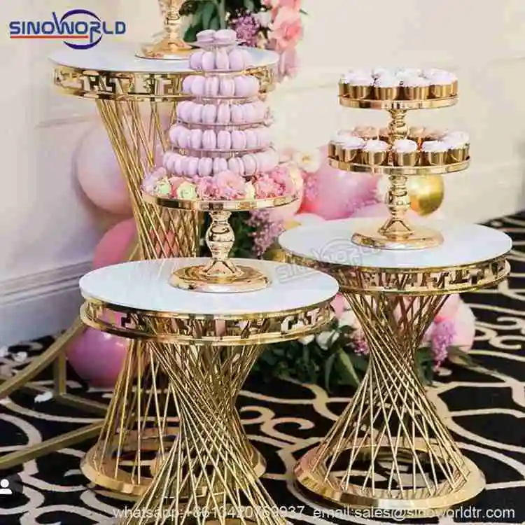 
 Hochzeit украшения позолоченный нержавеющий стальной Свадебных Мероприятий металлической колонны подставка для цветов для свадьбы  