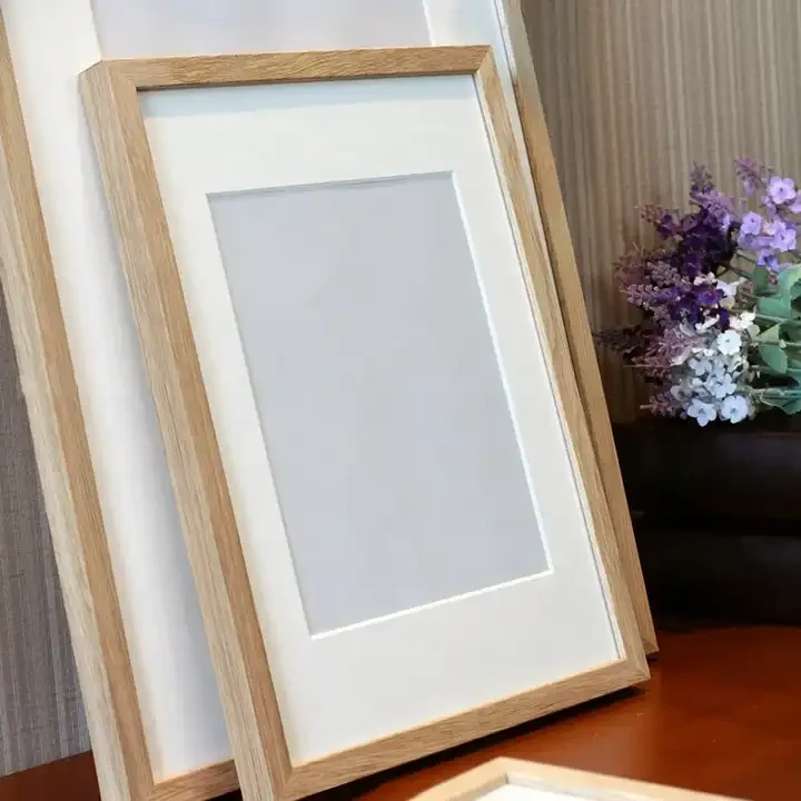 Blank Woodcut Bamboo Wood Frame Wooden Photo Frame