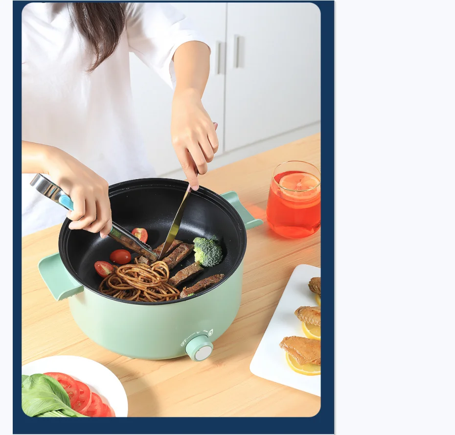 YOUR BEST CHOICE Multi-functionalcooker electric hot pot  cooking pan steaming on and boiling down non-stick pan coating