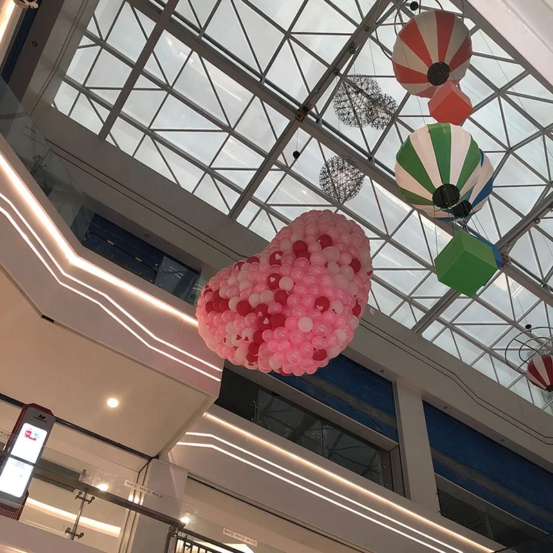 Party Decoration Balloons Heart Shaped Party Balloon Drop Release Net For 500 Balloons