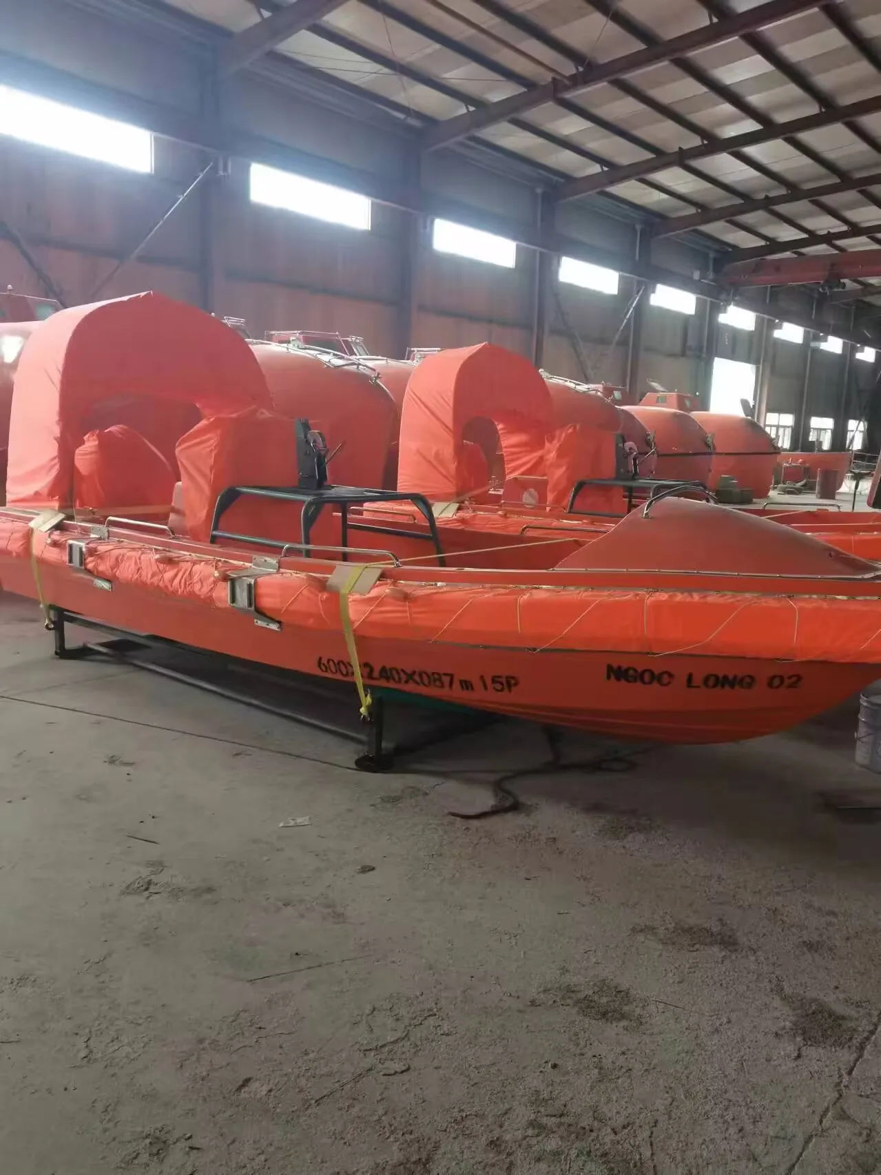 Marine rescue boat F.R.P Solas fast rescue boat fiberglass rescue boat