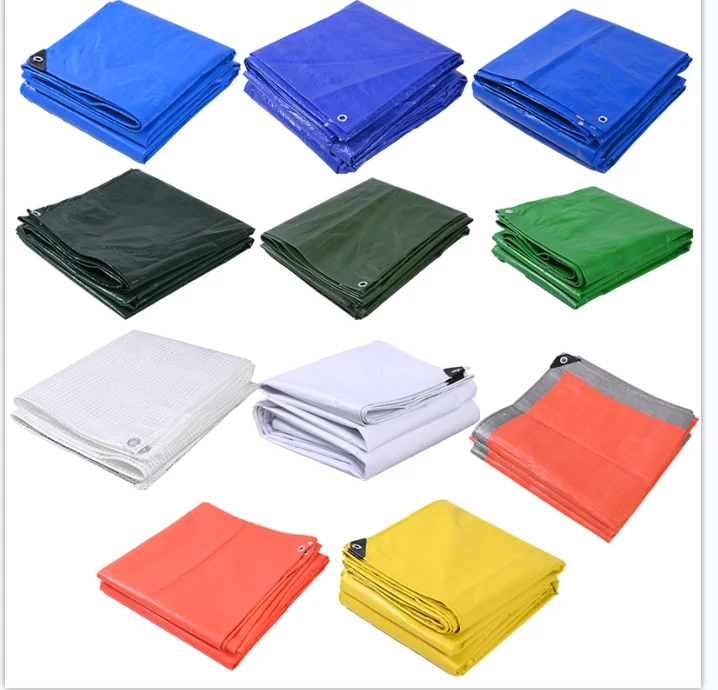 PE Tarpaulin Poly Tarp With UV Protect Plastic Fabric Sheet in Standard Size tarpaulin for Agriculture pe tarpaulin sheet